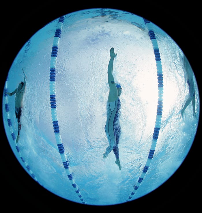 FREE, FOR NOW
In ’06, Keller was in a happier place, finishing second in the 200-meter free at the U.S. nationals.